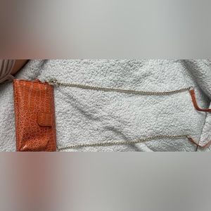 Crocodile pattern purse